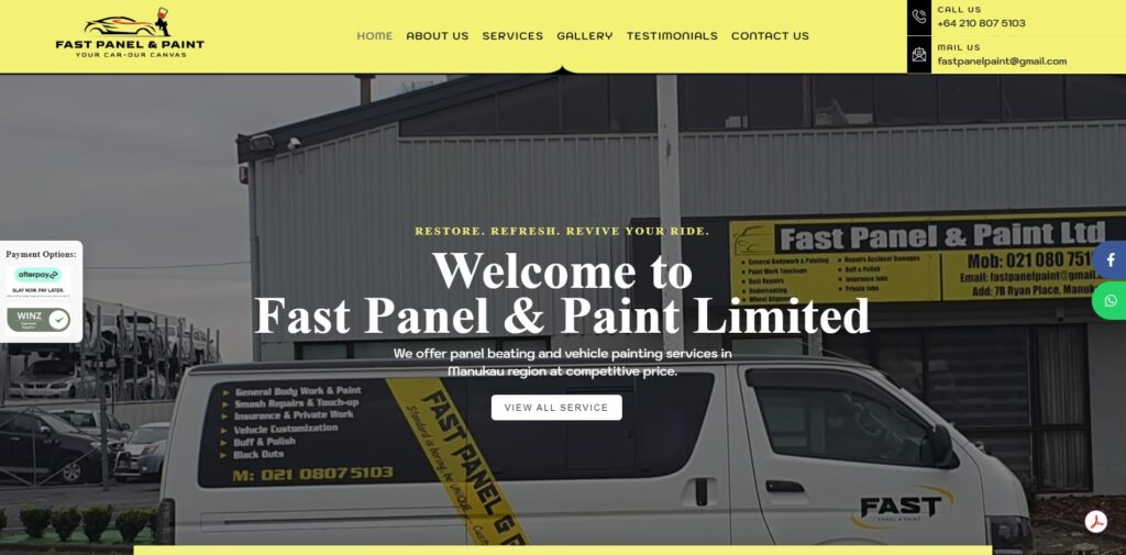 fast panel paint homepage