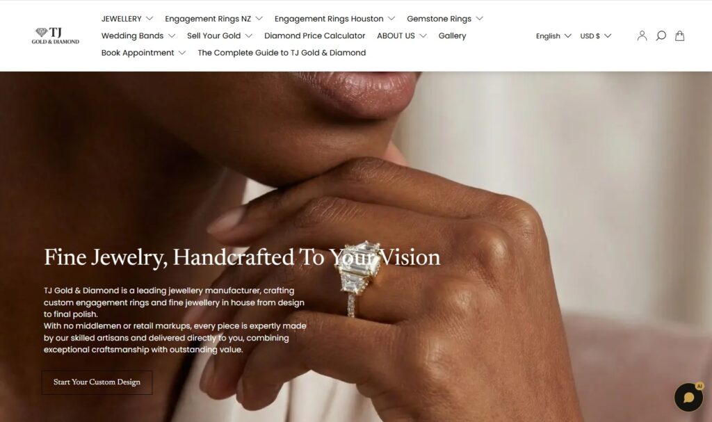 tj diamond homepage